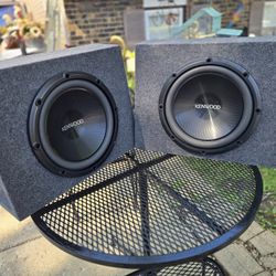 2 12" Kenwood Subwoofers 