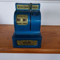 Uncle Sam's 3 Coin Register Bank