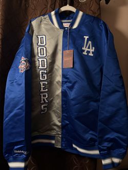 Mitchell & Ness Los Angeles Dodgers OG 2.0 Lightweight Satin Varsity JackeT (Large & 2XL available)