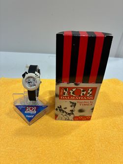 Vintage Disney 101 Dalmatians Timex Watch – Original Box & Display