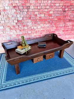 Coffee table solid wood antique
