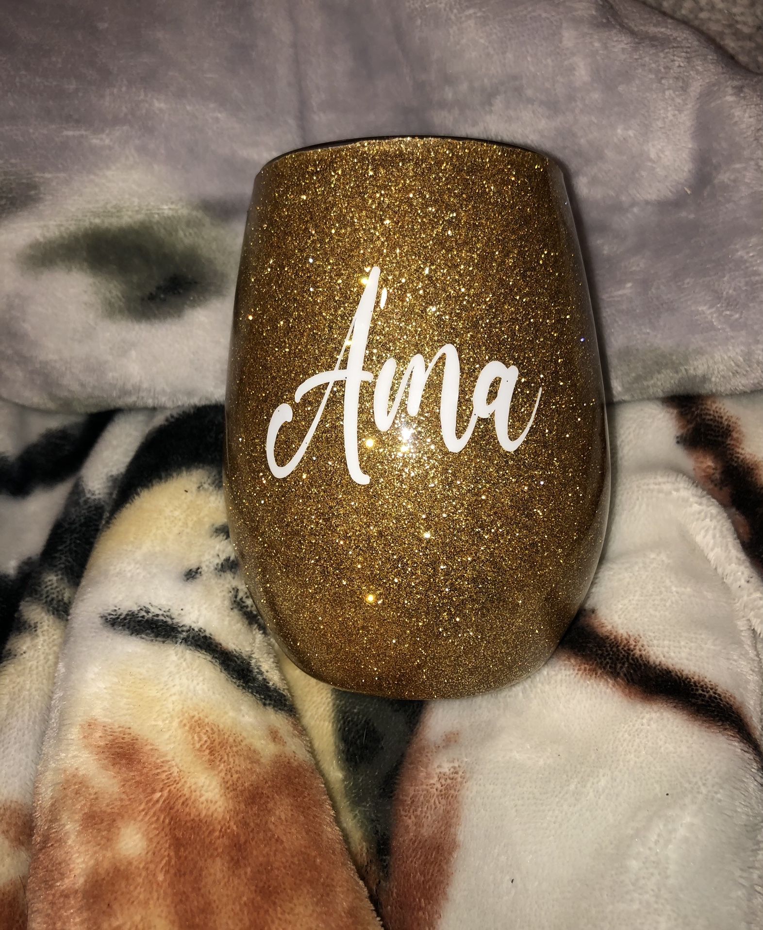 Custom Vinyl And Glitter ☺️