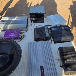 Amps ,SUB ROCKFORD FOSGATE 12 INCH