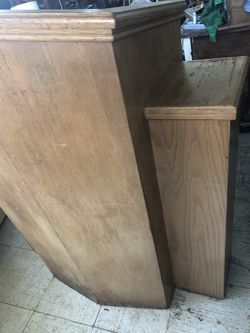 Vintage podium great shape 48 tall 46?wide