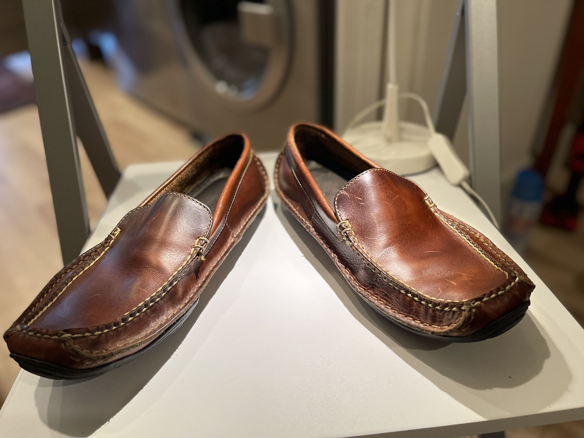 LL Bean Original Leather Loafers