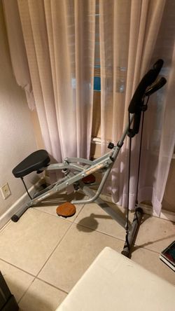 Compact Home Exercise Bike with Resistance Bands
