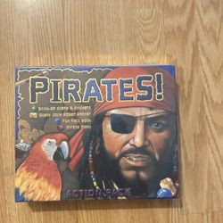 NIB PIRATES ! action pack book  Gift Miles Kelly Publishing