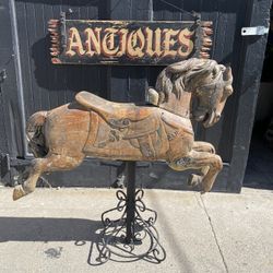Antique Authentic Carousel Horse
