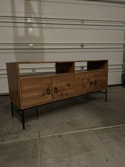 60” Wood Entertainment Center