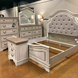 $10 Down Finance Reclining Leather Sofa And Loveseat Sectional Sleeper Bedroom Set Queen Bed King Bed Mattress Dining Set 