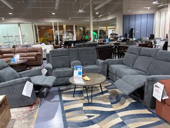 3 piece power recliner living room set