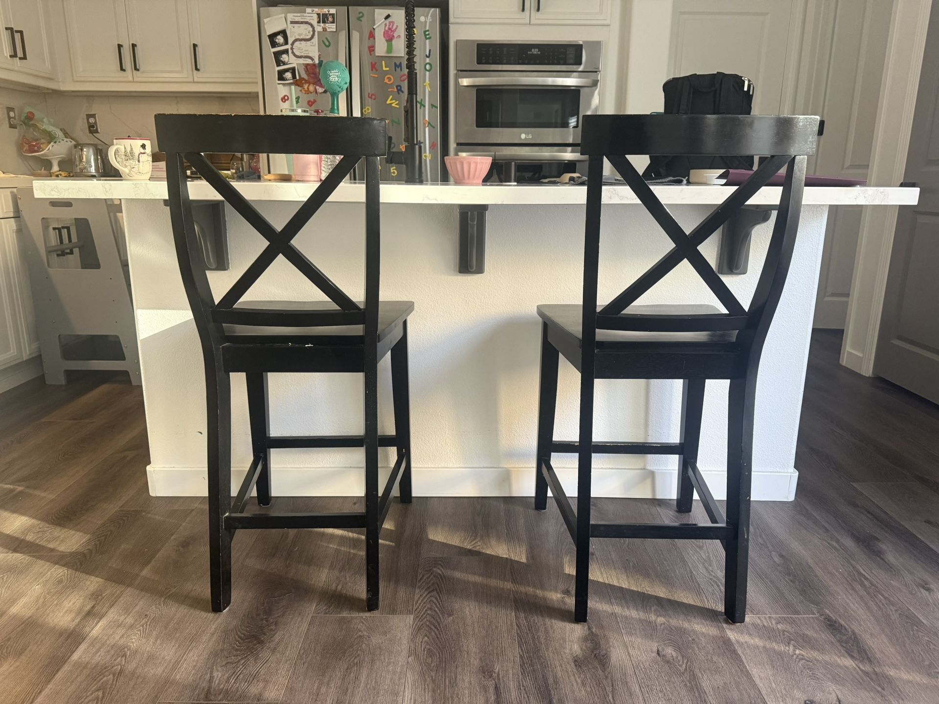 2 Pottery Barn Stools
