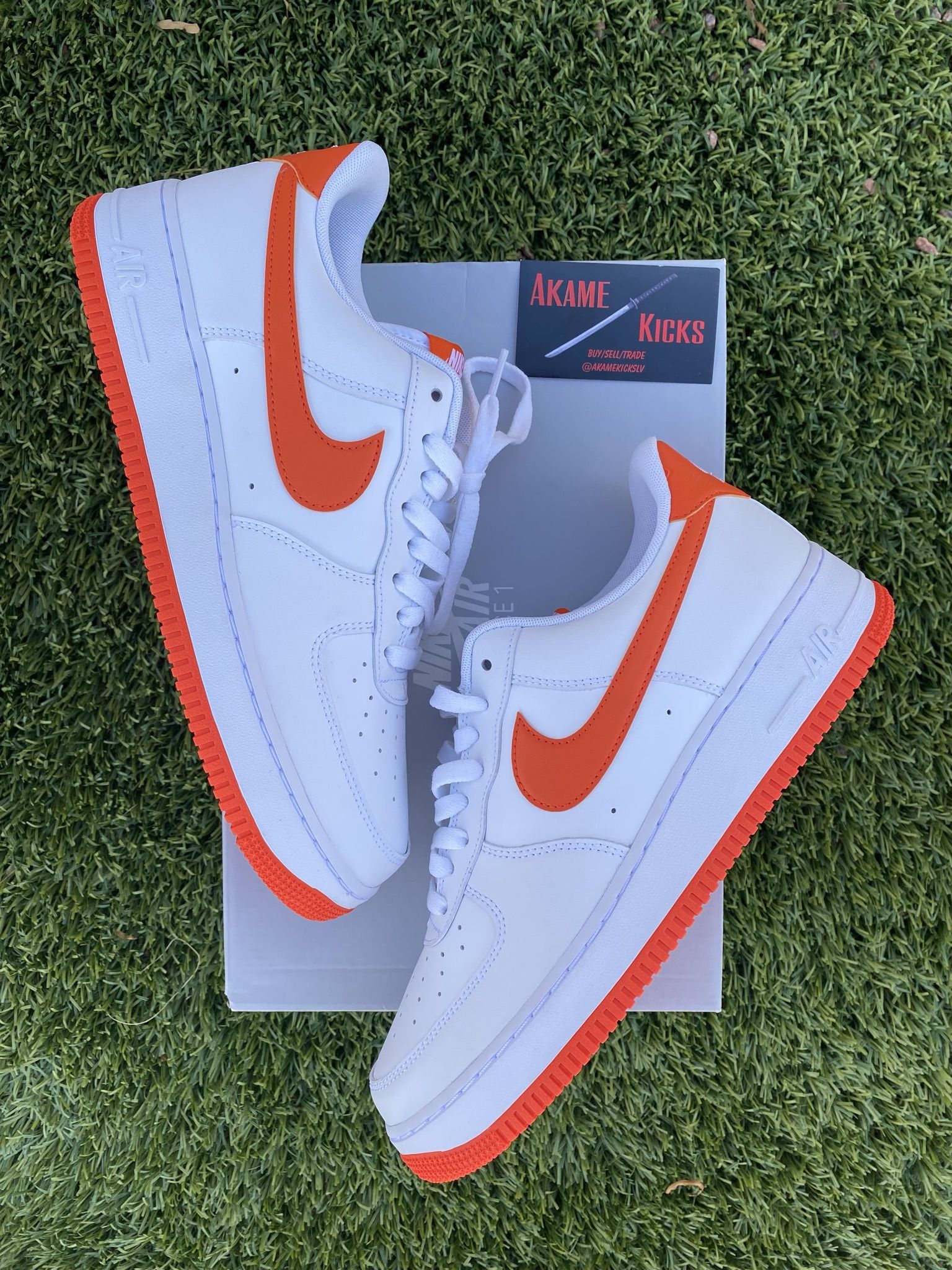 Nike Air Force “Team Orange” Size