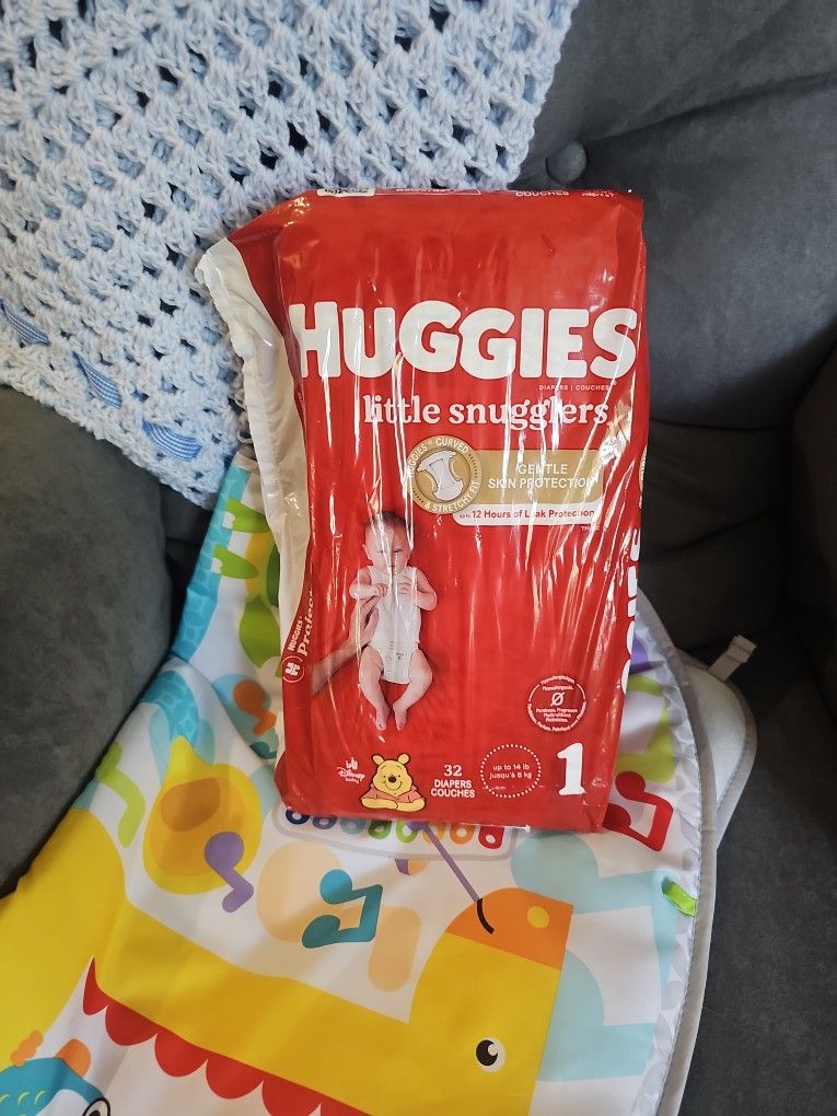 Huggies Little Snugglers Size 1 Diapers 32ct