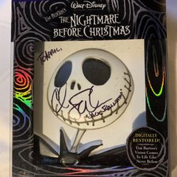 Autographed Collectors Edition Nightmare Before Christmas DVD Set