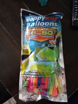 Water balloons