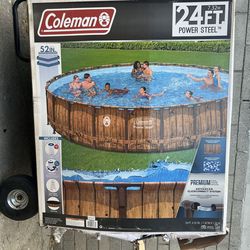 Coleman 24x52 inch Metal frame pool