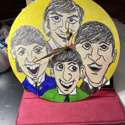 The Beatles Homemade Clock