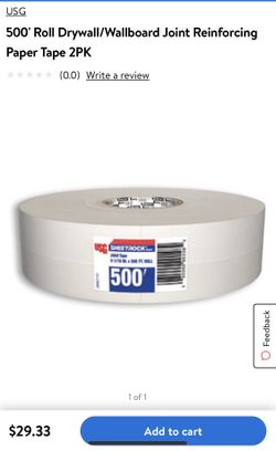 500’ USG Sheetrock Joint Tape