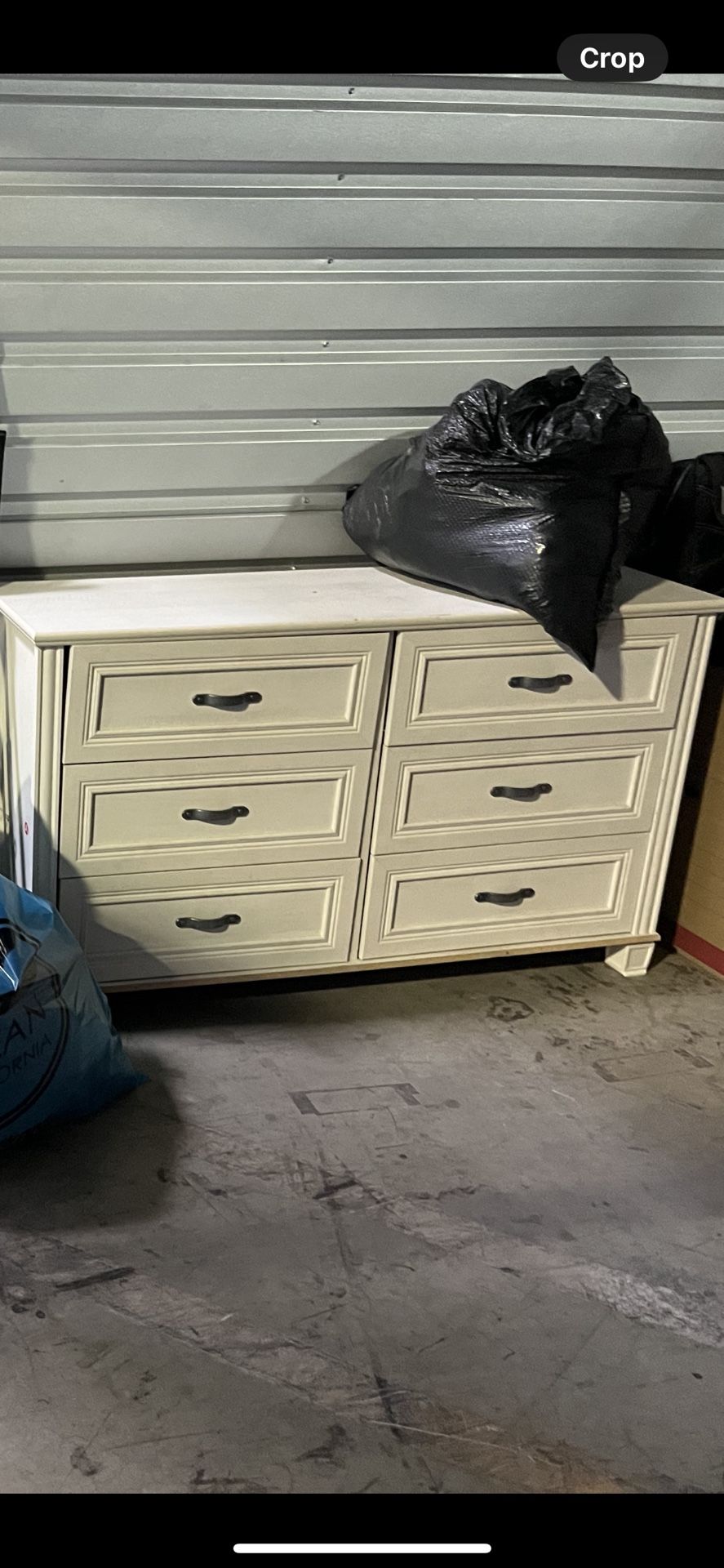 White 6 piece Drawer