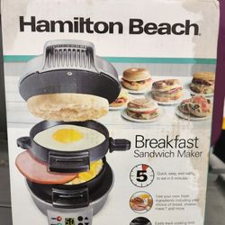 Hamilton Beach Breakfast Sandwich Maker 