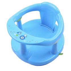 Newborn Infant Baby Bath Seat, Non-Slip Infants Baby Bath Chair for Bathtub, Cute Shape Baby Shower Chairs for Tub Sitting up, Surround Bathroom Seats