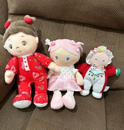 Baby’s first baby doll plushies