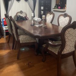 Dining Table Set 6 Chairs 