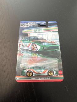 Hot Wheels Silver Series 7-Eleven Exclusive Toyota Supra (Model JGF54).