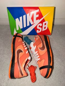 Nike SB Dunk Low Concepts Orange Lobster Mens Size 10.5 Brand New