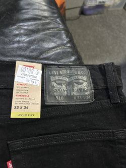 New Men’s LEVI BLACK DENIM JEANS..size 33x34