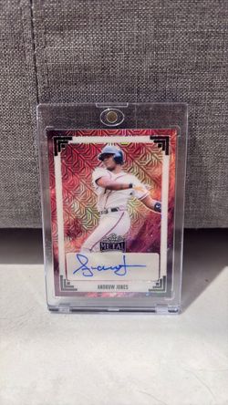 Andruw jones 1/1 Auto