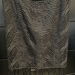 Soho Brand Black Fringe Skirt