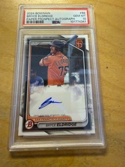 Bryce Eldridge 2024 Bowman PSA 10