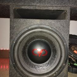 Digital Designs 12" Subwoofer In Ported Enclosure 