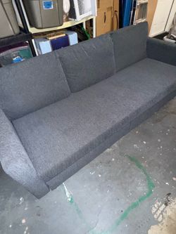 Sofa Couch Bed- Ikea Friheten - gray blue