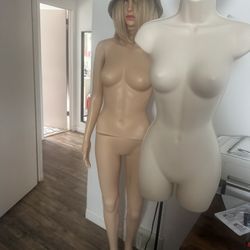 Bundle mannequin 5'7" full-body new and used m