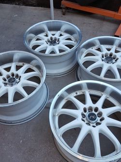 Deep dish jnc slide Worx staggered Wheels 18 inch for Sale in