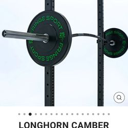 Camber Barbell And J Cups