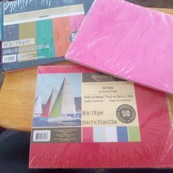 Card Stock 3 Packages. Various Colors 