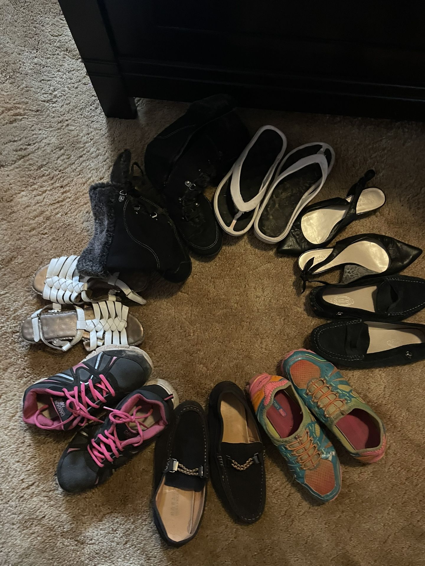 Bundle deal shoes . boots, sandals 7/8 $40/all