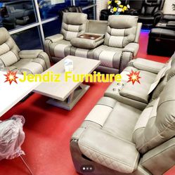 ✨Brand New Manual Reclining Couches Sets✨Only $49 Today And Pay Later With Or Without Credi💥