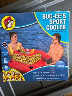 Buc-ee's Inflatable Sport Cooler Float