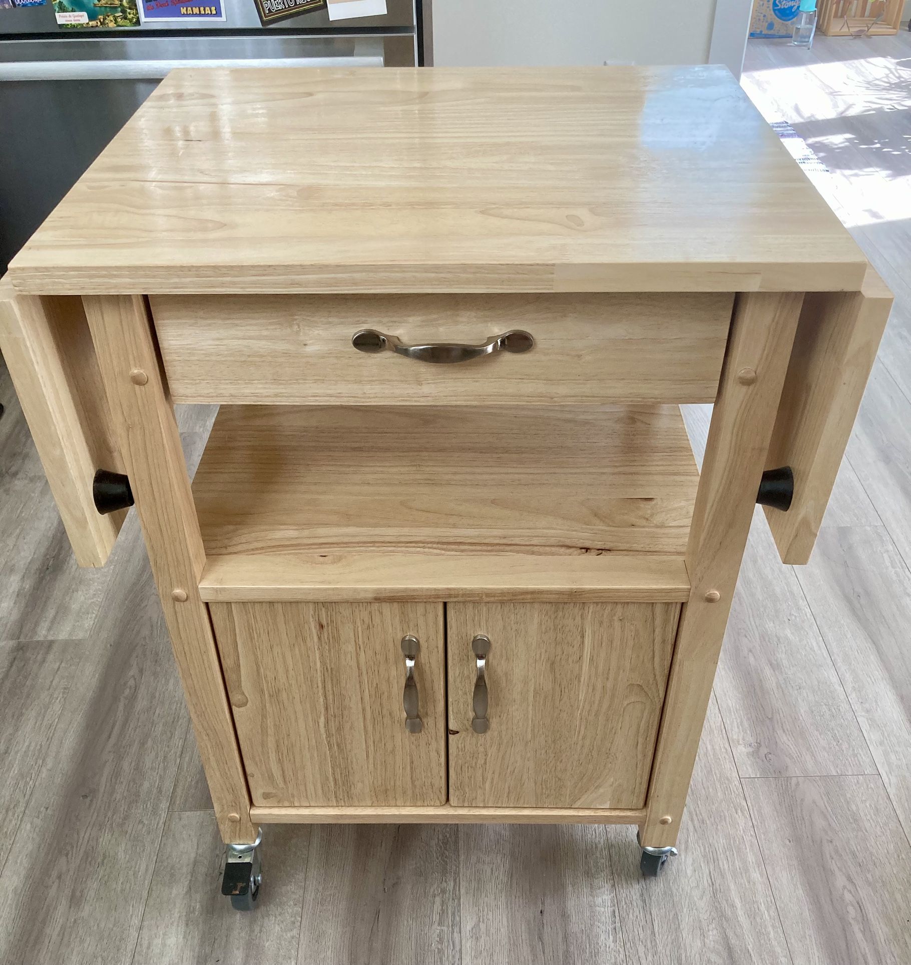 Winsome Solid Wood Mobile Kitchen Island Cart