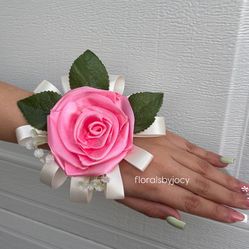 homemade ribbon prom corsage