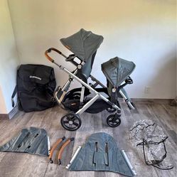 Uppababy Vista V3 2024 With Rumble Seats And Accessories 