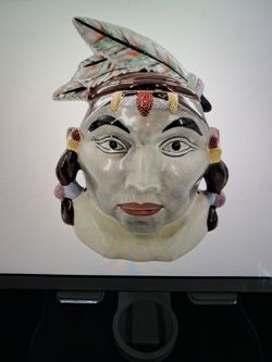 Vintage native american tobacco jar