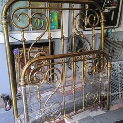 Antique Brass Headboard