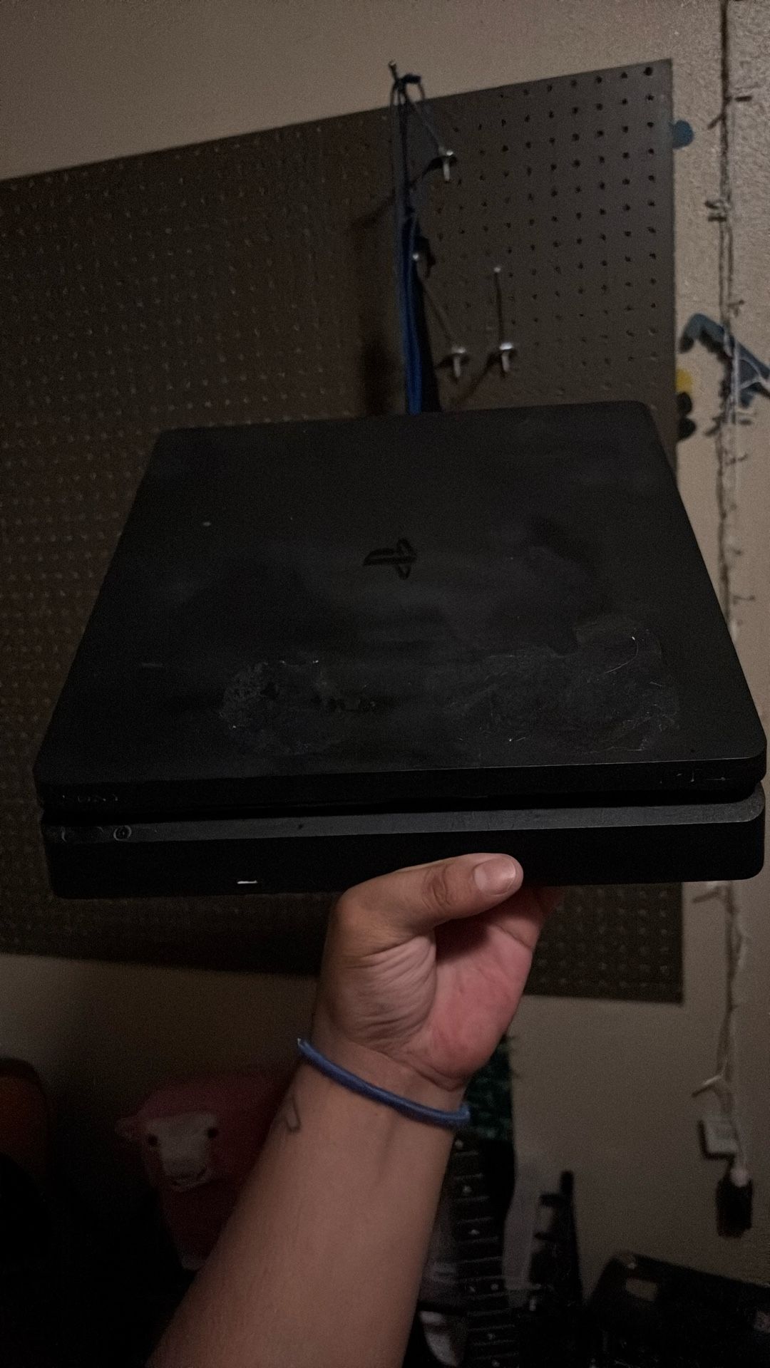 PS4 With Plug In And HDMI Cord
