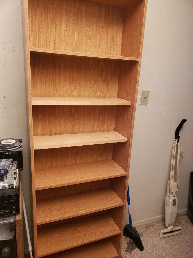 7 shelf bookcase